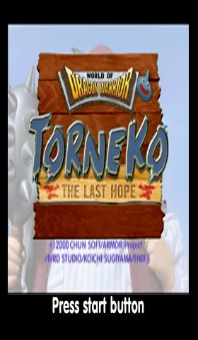 Torneko: The Last Hope Title Screen